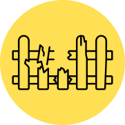 Missing or damaged panels