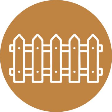 Wood fence installation
