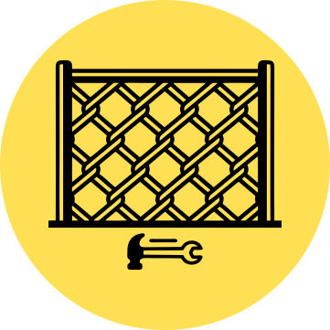 Black Vinyl Coated Chain Link Fence